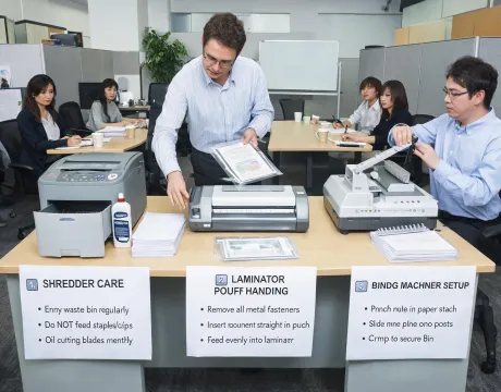 Document care product training session